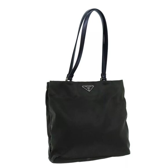 PRADA Hand Bag Nylon Khaki - Picture 1 of 16